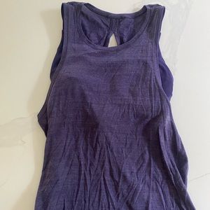 Lululemon Tank Top with built-in sports bra, Size 2. Lightly worn!!!